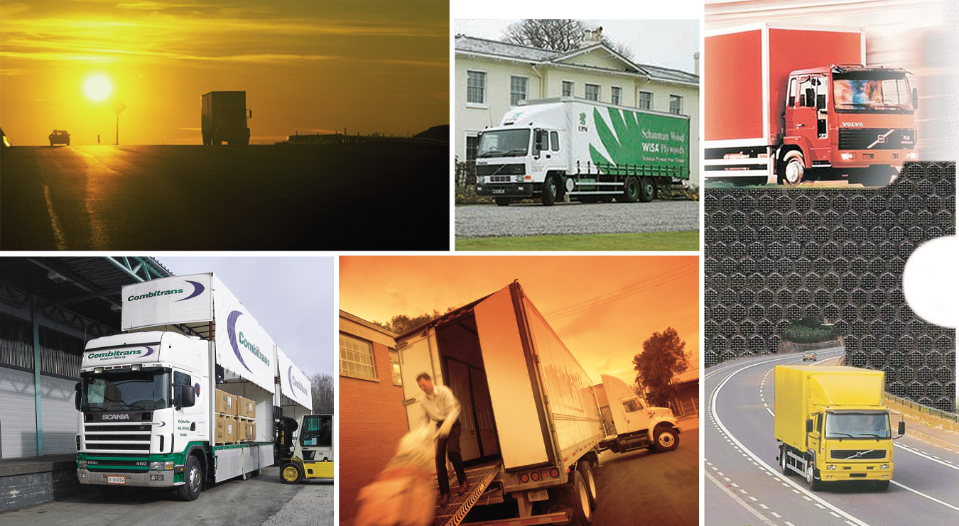 Lorries in the UK throughout the years.